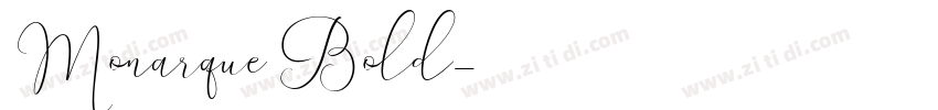 Monarque Bold字体转换